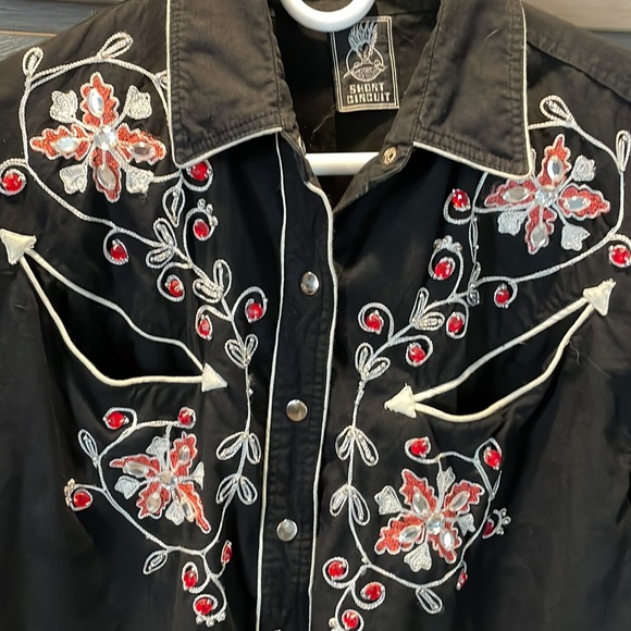 Short Circuit Western Shirt Lg - Picture 2 of 6